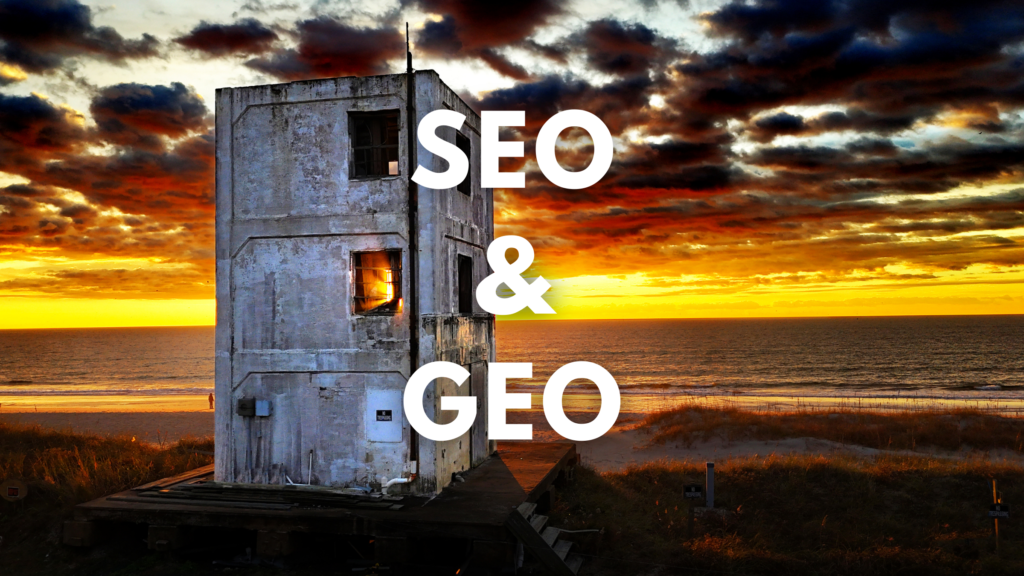SEO and GEO Generative engine optimization (GEO), fueled by the evolution of AI-powered search engines, is the driving force behind this shift.